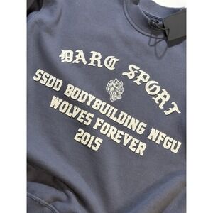 NWT Darc Sport SHE Valhalla In this World Cornell Crewneck Blue Small Sweatshirt